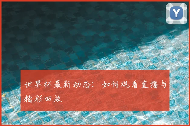 世界杯最新动态：如何观看直播与精彩回放